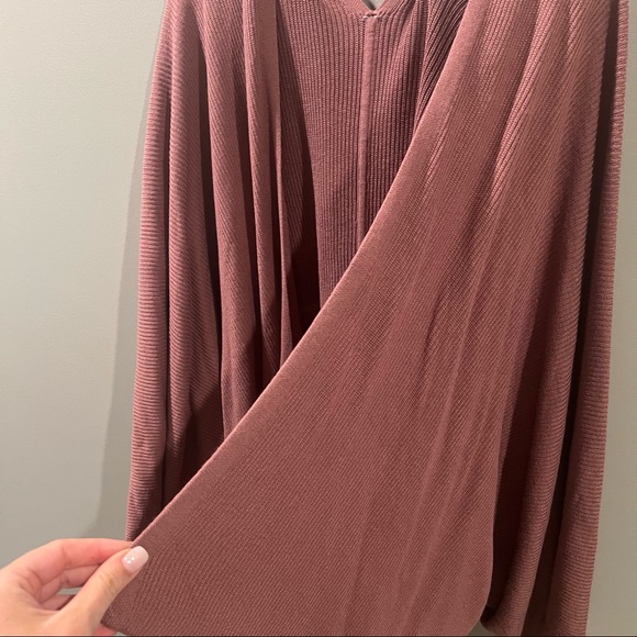 Lululemon Cashlu Knit Textured Wrap Spiced Chai M/L - Picture 4 of 9